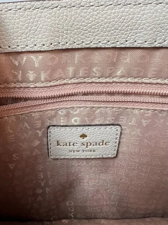 KATE SPADE NY Sayra Hyde Place Mousse Frost Leather/Black Hair Crossbody Bag - Picture 9 of 11